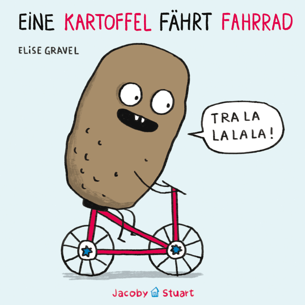 Eine Kartoffel fährt Fahrrad main product photo