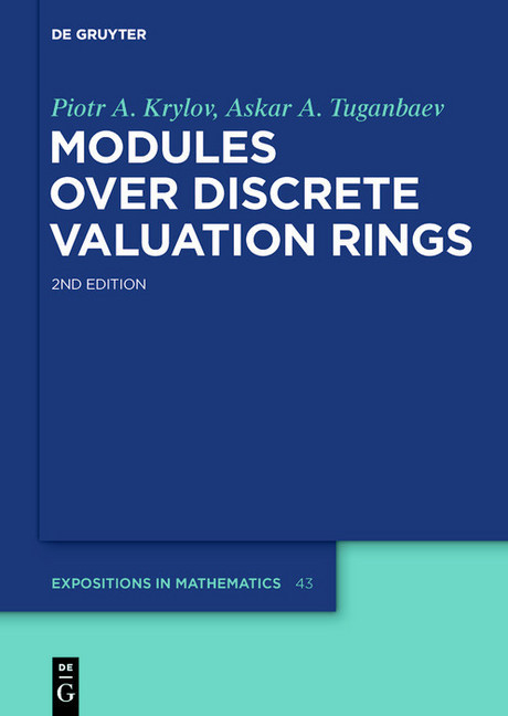 Modules over Discrete Valuation Rings main product photo