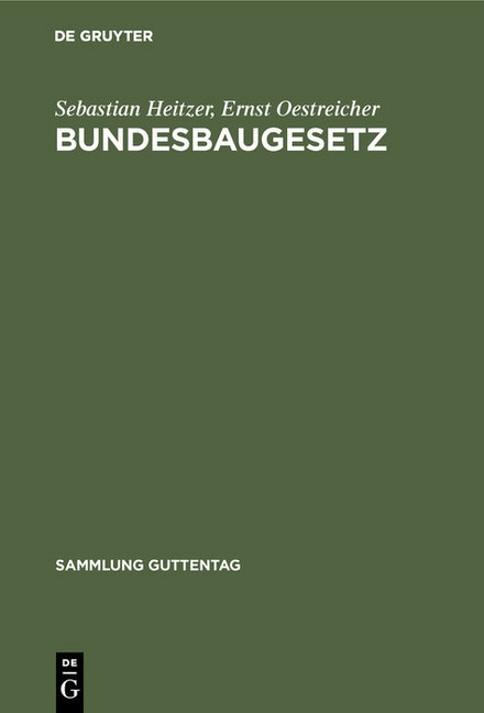 Bundesbaugesetz main product photo