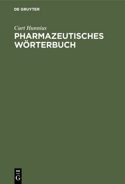 Pharmazeutisches Wörterbuch main product photo
