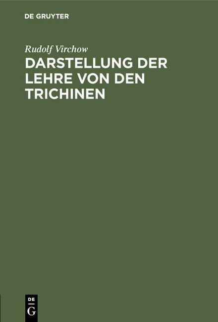 Darstellung der Lehre von den Trichinen main product photo