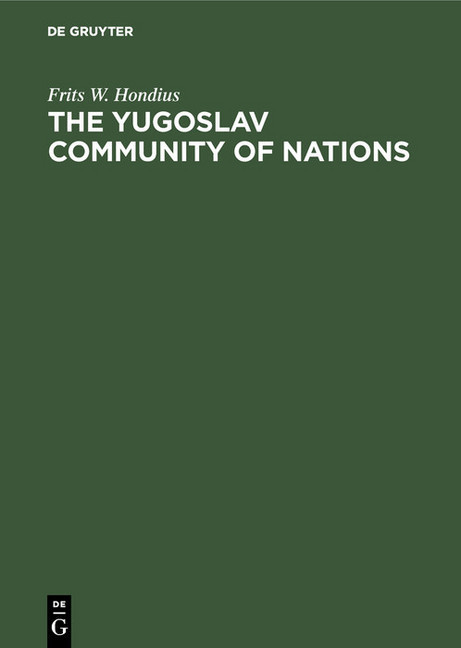The Yugoslav community of nations main product photo