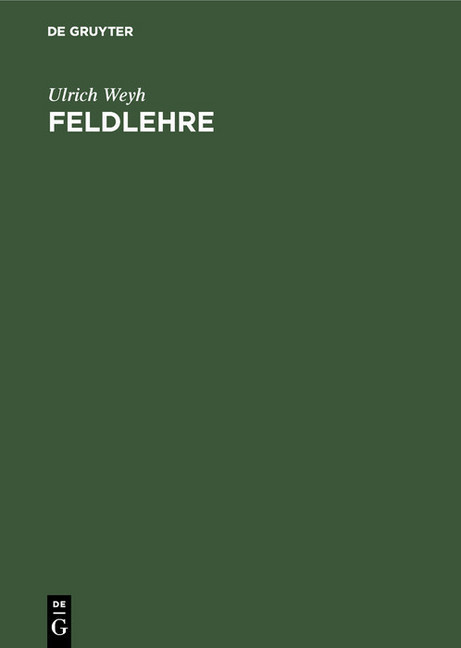 Feldlehre main product photo