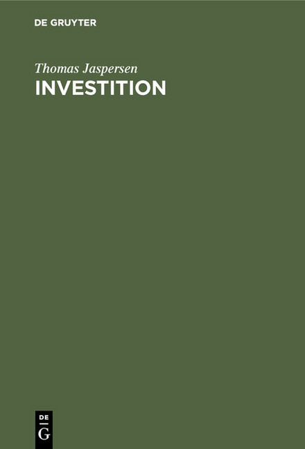 Investition main product photo