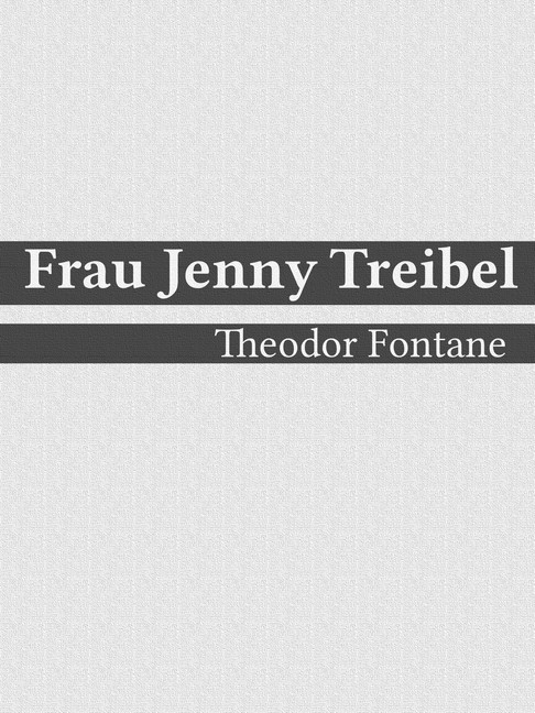 Frau Jenny Treibel main product photo