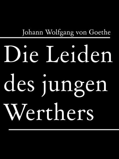 Die Leiden des jungen Werthers main product photo