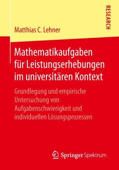 Mathematikaufgaben für Leistungserhebungen im universitären Kontext main product photo