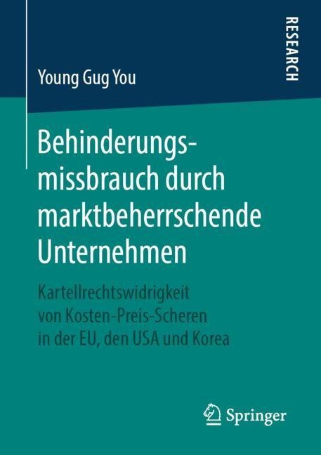Behinderungsmissbrauch durch marktbeherrschende Unternehmen main product photo