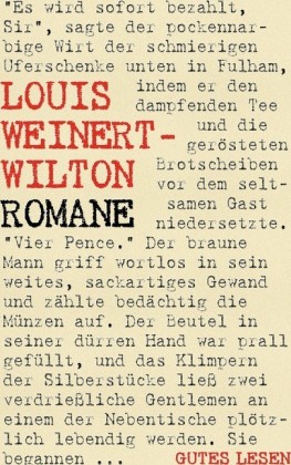 Louis Weinert-Wilton - Romane