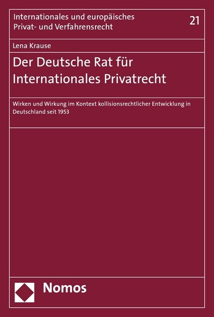 Der Deutsche Rat für Internationales Privatrecht main product photo