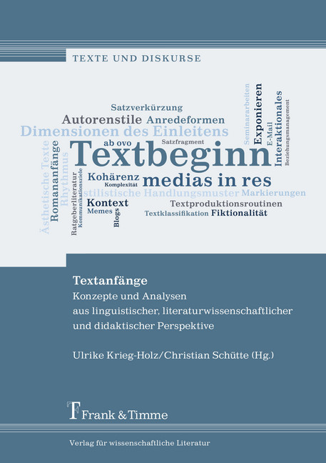 Textanfänge main product photo