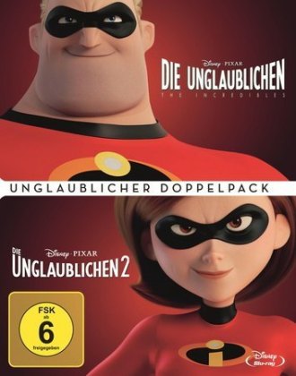 Die Unglaublichen 1+2, 2 Blu-rays