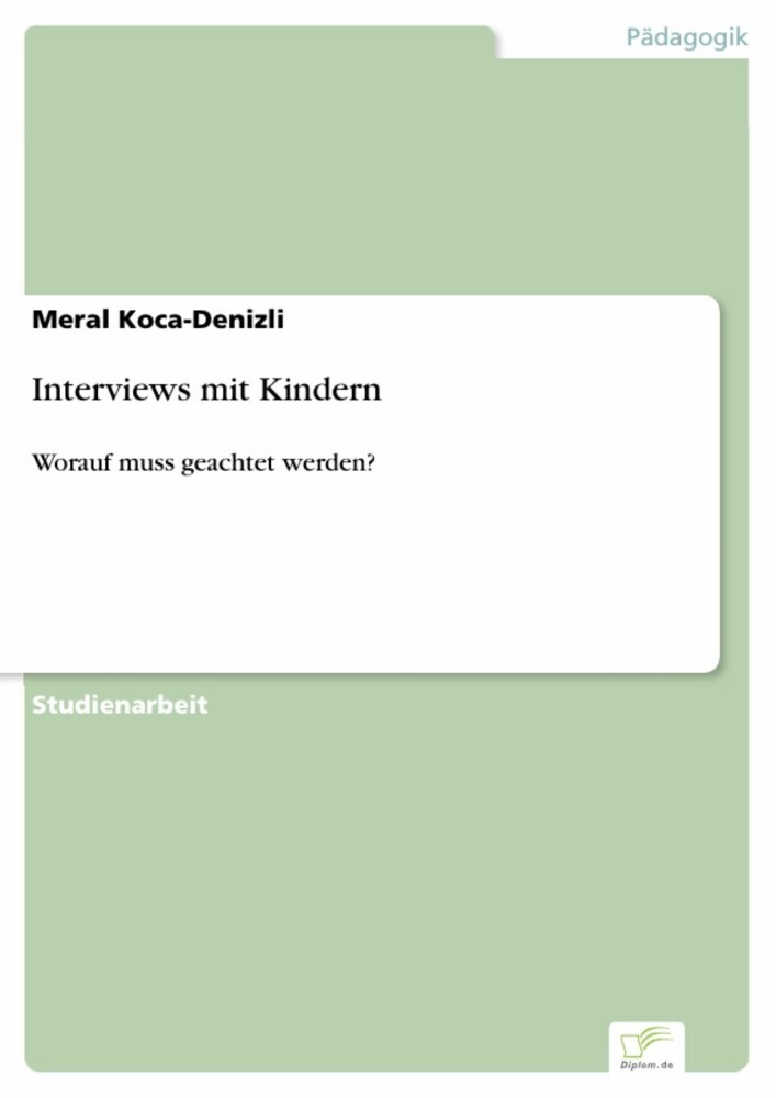 Interviews mit Kindern main product photo