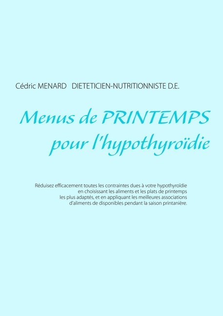 Menus de printemps pour l'hypothyroïdie main product photo