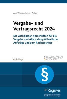 Vergabe- und Vertragsrecht 2024 main product photo