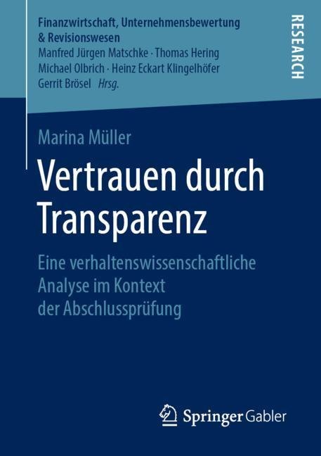 Vertrauen durch Transparenz main product photo