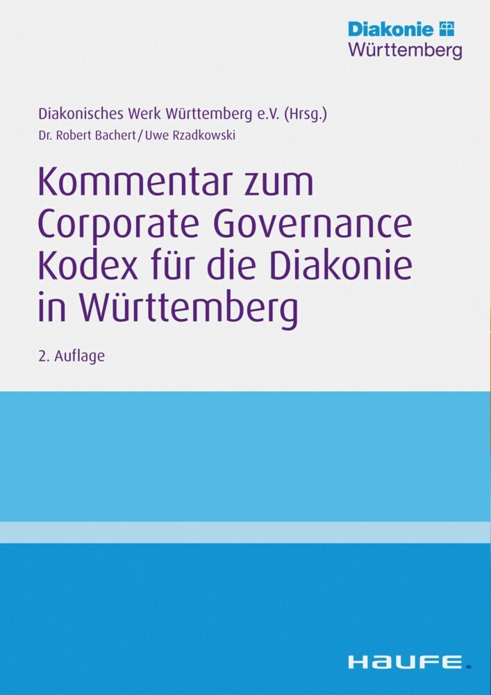 Kommentar zum Corporate Governance Kodex für die Diakonie in Württemberg main product photo