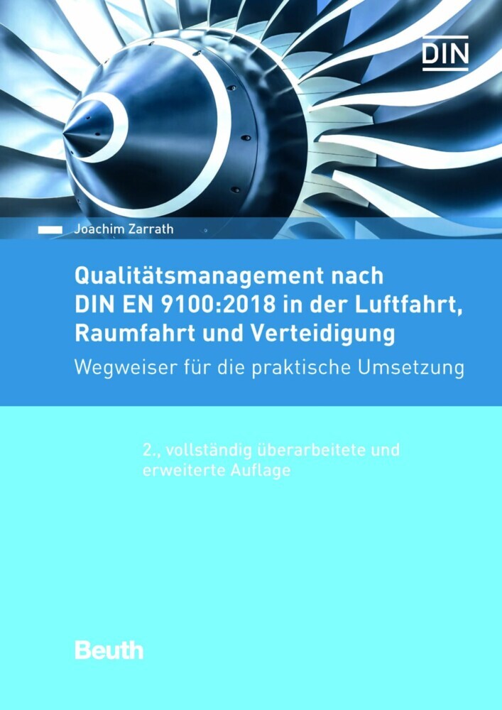 Qualitätsmanagement nach DIN EN 9100:2018 in der Luftfahrt, Raumfahrt und Verteidigung main product photo