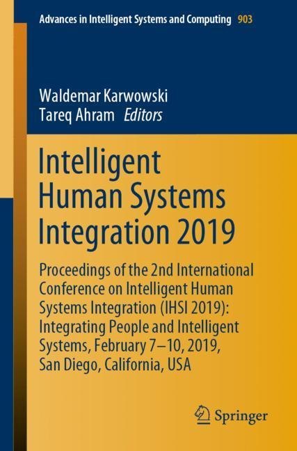 Intelligent Human Systems Integration 2019 main product photo