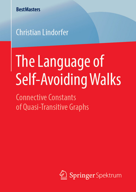 The Language of Self-Avoiding Walks main product photo