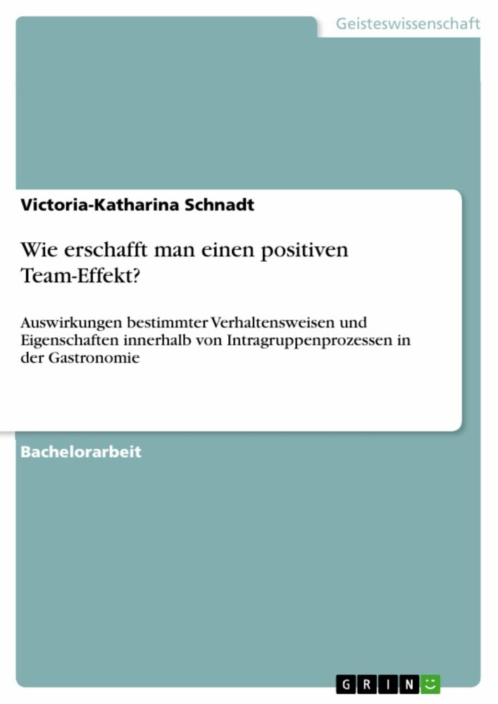 Wie erschafft man einen positiven Team-Effekt? main product photo