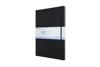 Moleskine Kreativ Notizbücher, Aquarell-Notizbuch, A3, 200G-Aquarellpapier, Hard Cover, Schwarz