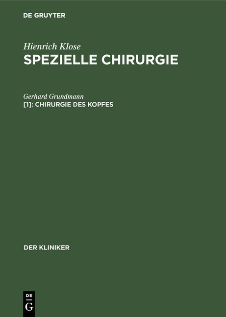 Chirurgie des Kopfes main product photo