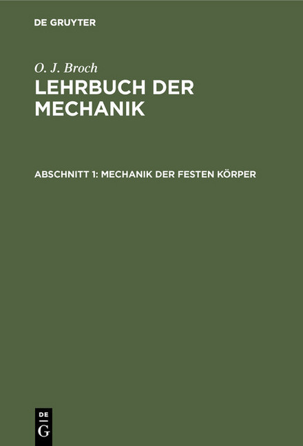 Mechanik der festen Körper main product photo