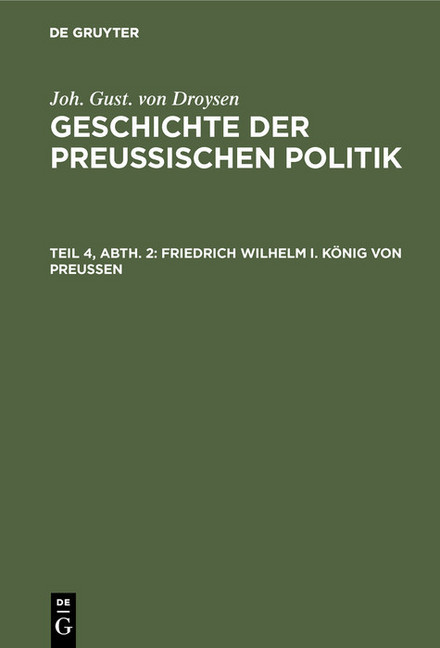 Friedrich Wilhelm I. König von Preußen main product photo