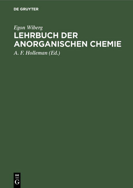 Lehrbuch der anorganischen Chemie main product photo