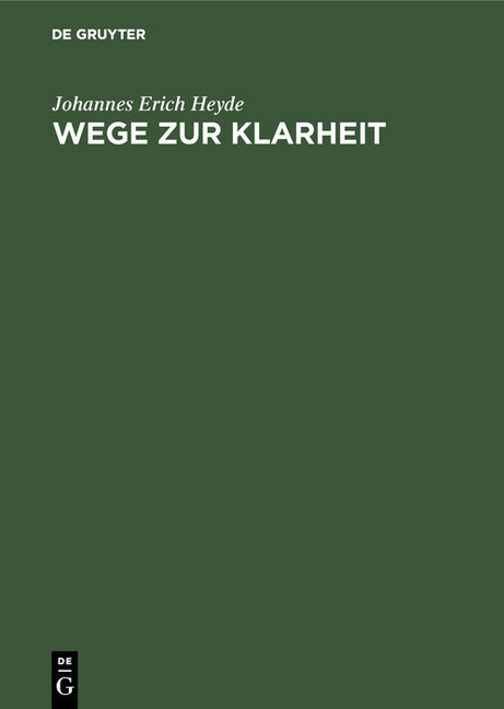 Wege zur Klarheit main product photo