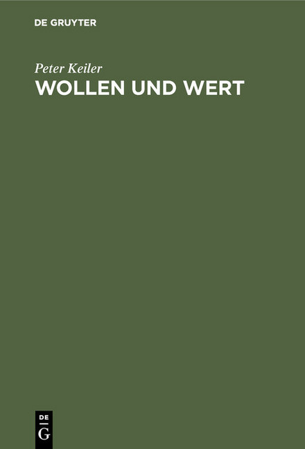 Wollen und Wert main product photo