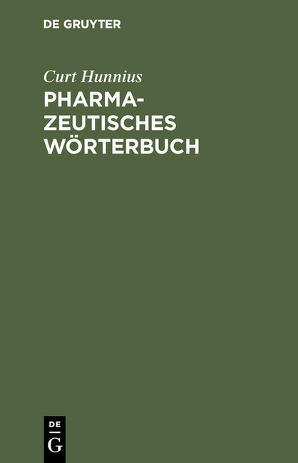 Pharmazeutisches Wörterbuch main product photo