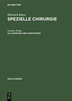 Narkose und Anästhesie