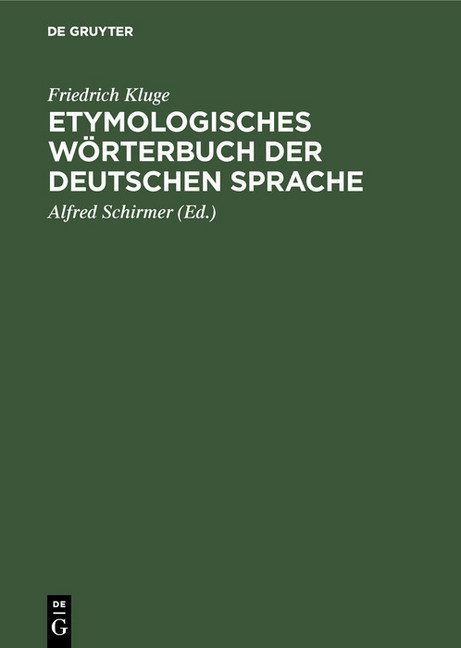 Etymologisches Wörterbuch der deutschen Sprache main product photo