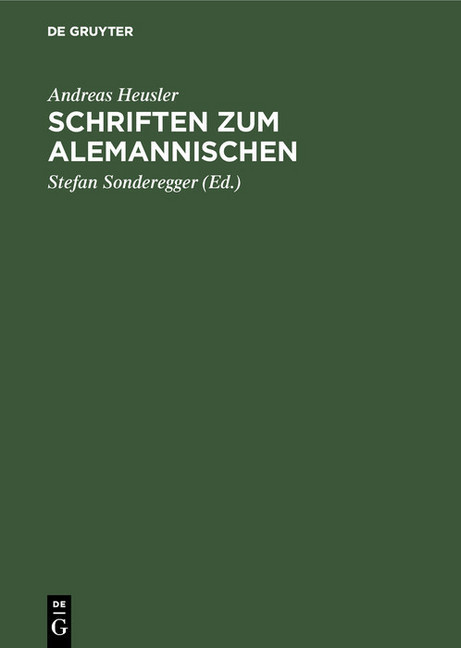 Schriften zum Alemannischen main product photo