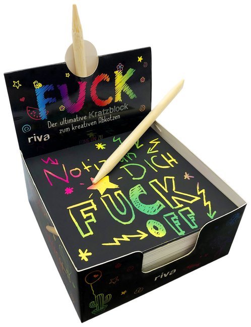 FUCK - Der ultimative Kratzblock zum kreativen Abkotzen main product photo