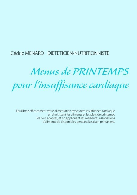 Menus de printemps pour l'insuffisance cardiaque main product photo