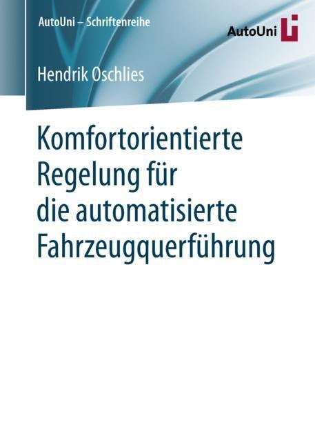 Komfortorientierte Regelung für die automatisierte Fahrzeugquerführung main product photo