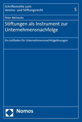 Stiftungen als Instrument zur Unternehmensnachfolge main product photo