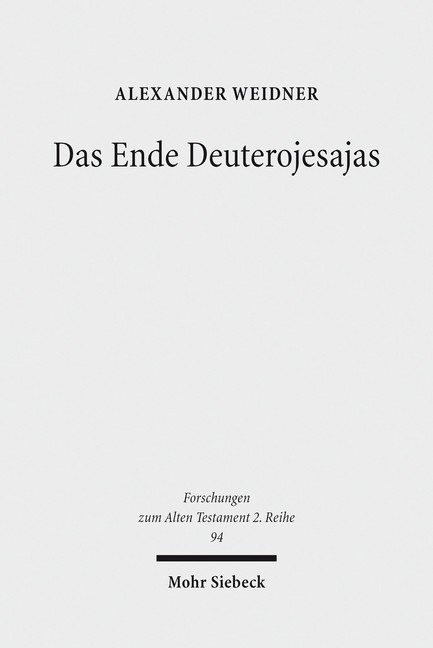 Das Ende Deuterojesajas main product photo