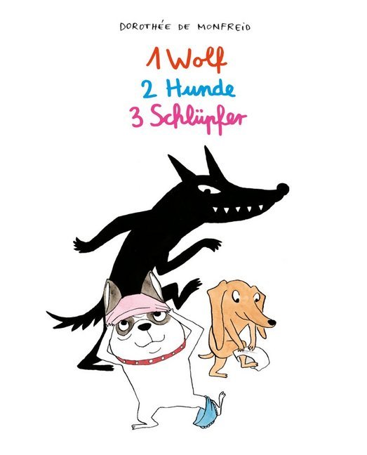 1 Wolf, 2 Hunde, 3 Schlüpfer main product photo