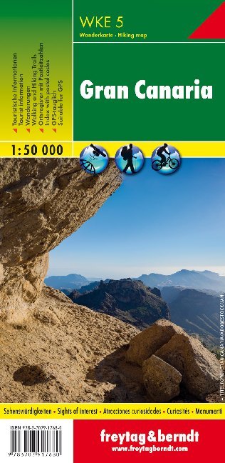 Freytag & Berndt Wanderkarte Gran Canaria 1:50.000 main product photo