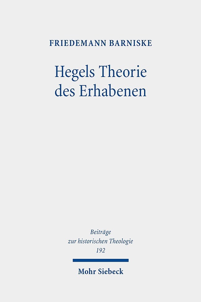 Hegels Theorie des Erhabenen main product photo