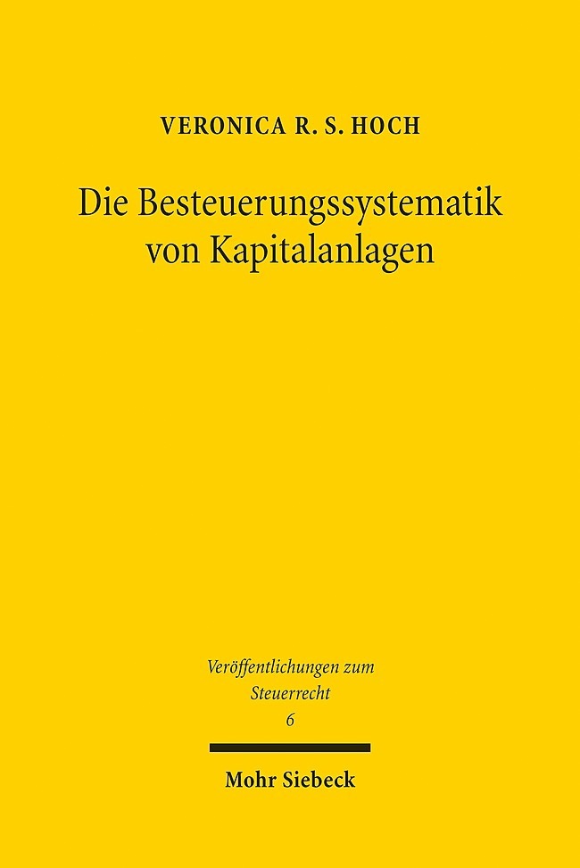 Die Besteuerungssystematik von Kapitalanlagen main product photo