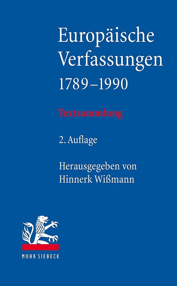 Europäische Verfassungen 1789-1990 main product photo