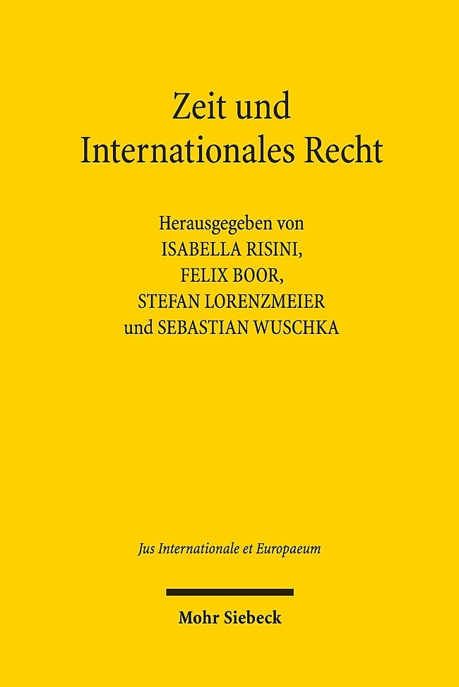 Zeit und Internationales Recht main product photo