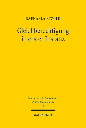 Gleichberechtigung in erster Instanz