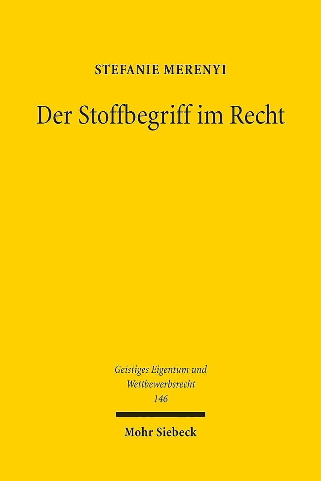 Der Stoffbegriff im Recht main product photo