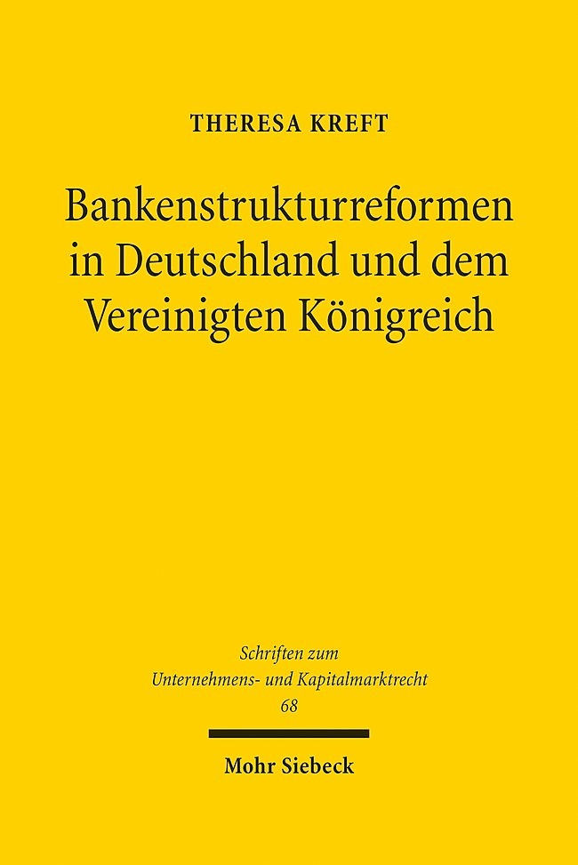 Bankenstrukturreformen in Deutschland und dem Vereinigten Königreich main product photo